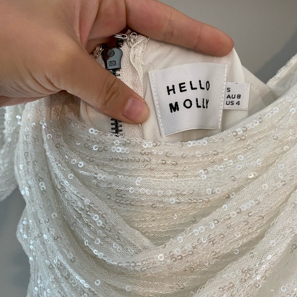 NWOT Hello Molly sparkly bodycon dress - Picture 4 of 6